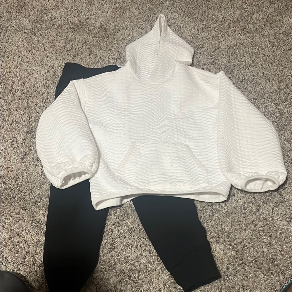 DSG Black and White Matching Leggings Set